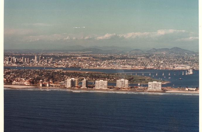 San Diego Skyline - 1970 - San Diego History Center