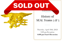 SOLD OUT - Wine & Lecture: The History of SEAL Team 3 & 5 featured image