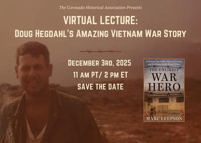 SAVE THE DATE! Virtual Lecture: Doug Hegdahl's Amazing Vietnam War Story