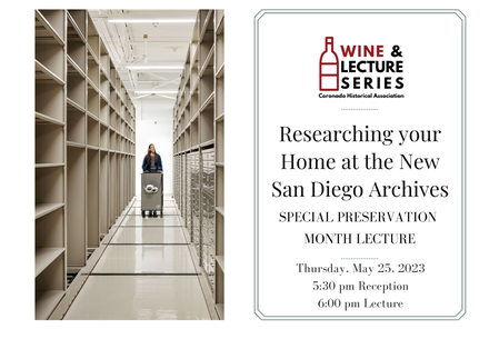 Wine & Lecture: Researching your home at the Assessor/Recorder/County Clerk featured image