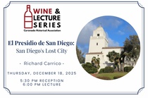 Wine & Lecture: El Presidio de San Diego featured image