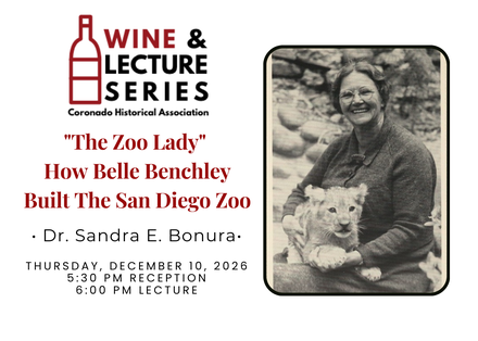 Wine & Lecture: "The Zoo Lady"  How Belle Benchley Built The San Diego Zoo featured image