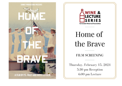 Wine & Lecture: Home of the Brave Film Screening