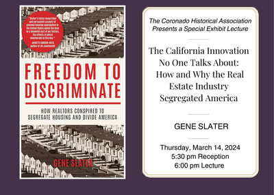 Special Exhibit Event: The California Innovation No One Talks About: How and Why the Real Estate Industry Segregated America