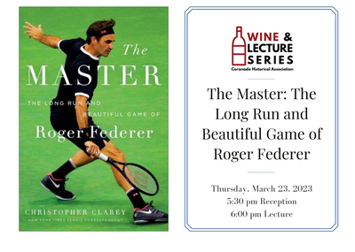 Wine & Lecture: The Master: The Long Run and Beautiful Game of Roger Federer
