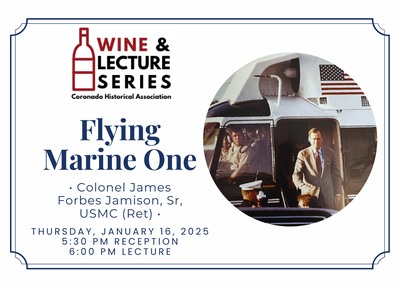 Wine & Lecture: Flying Marine One