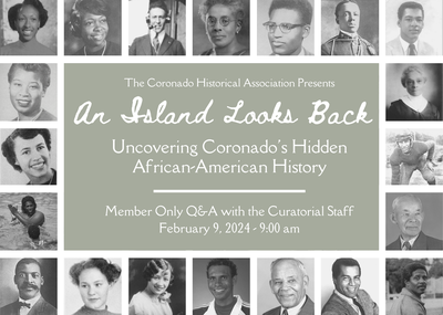Member Event: An Island Looks Back: Shedding Light on Coronado's Hidden African American History