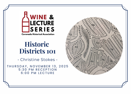 Wine & Lecture: Historic Districts 101 featured image