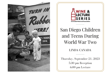 Wine & Lecture: San Diego Children and Teens During World War Two featured image