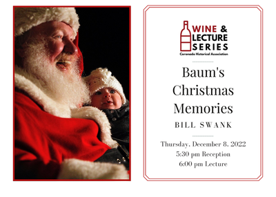Wine & Lecture: Baum's Christmas Memories