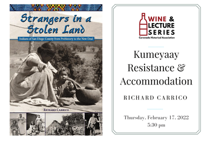 Wine & Lecture: Kumeyaay Resistance & Accommodation